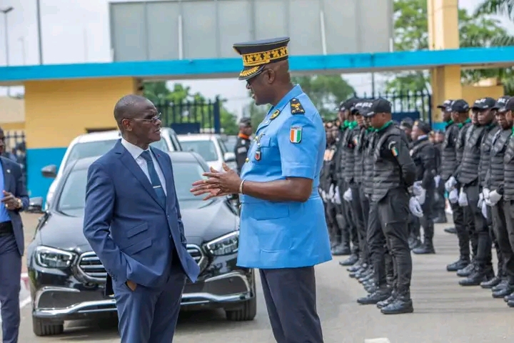 le ministre Vagondo  Diomandé a réagi au sujet de sa prétendue brouille avec le Directeur Général de la Police Nationale, Youssouf Konaté