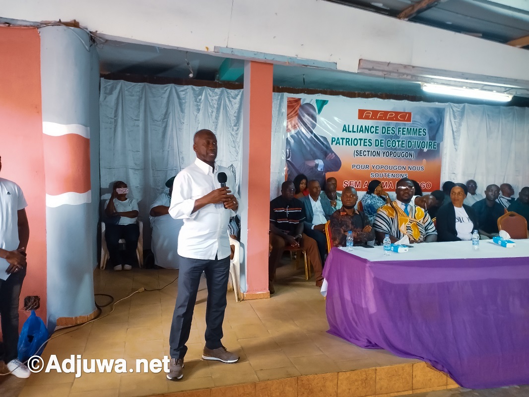 Keï Cote d’Ivoire, candidat indépendant dans la même circonscription, qui s’est retiré pour soutenir Adama Bictogo, a appelé les femmes de l’alliance à voter pour le candidat du RHDP