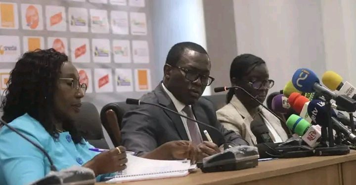 Le Ministre des Sports, Paulin Claude Danho a animé une conférence de presse au Stade Olympique Alassane Ouattara d'Ebimpé