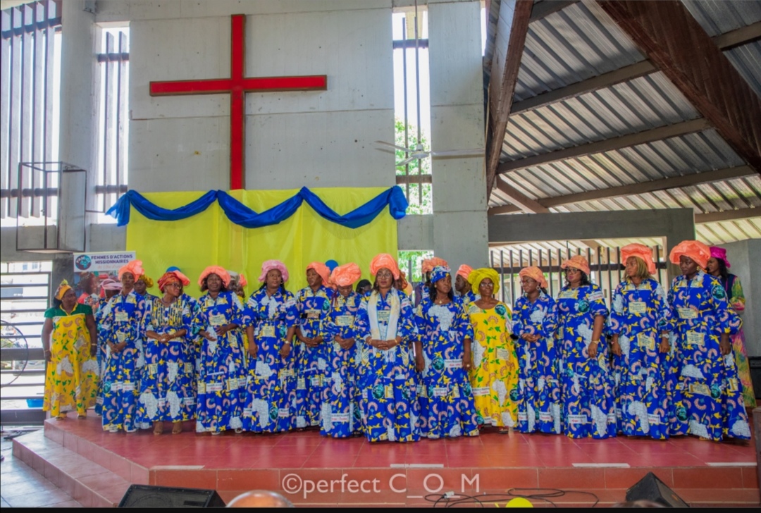 La présidente des femmes d'actions missionnaires de Côte d'Ivoire, Mme N'guessan Marceline a été consacrée ce samedi 9 mars 2024 à l'église Uesso de Cocody.