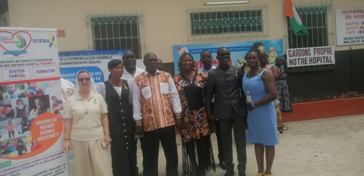 A l'occasion de la journée mondiale de la trisomie 21, l'ONG Noema a organisé une conférence sur la maladie au centre de santé communautaire de Yopougon Ouasskara.