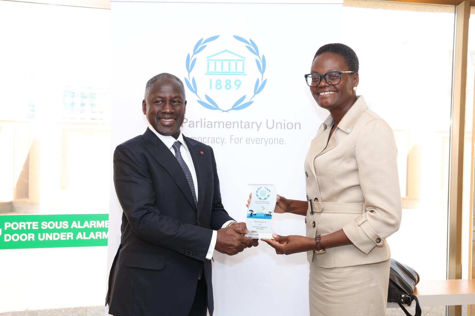 Le président de l’Assemblée nationale de Côte d’Ivoire, Adama Bictogo, vient de prendre part à la 148ème Assemblée générale de l’Union interparlementaire, à Genève (Suisse).