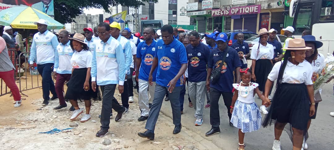 La jeunesse de l’Eglise Pentecôte internationale de Côte d’Ivoire (EPICI) du district d’Abidjan s’est mobilisée ce lundi 20 mai 2023, à l’occasion de la 18e édition de la marche Pentecôte