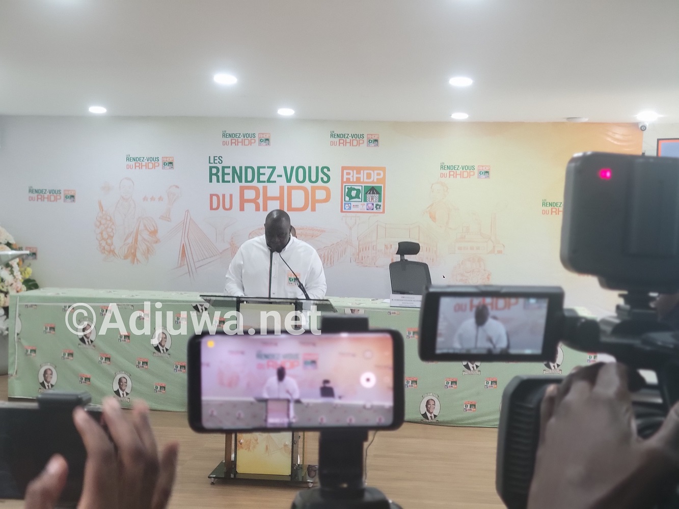 Le ministre Kobenan Kouassi Adjoumani, par ailleurs porte-parole du RHDP, était l’animateur principal des Rdv dudit parti