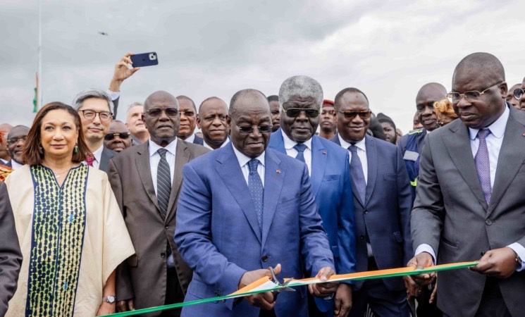 La cérémonie d’inauguration de la deuxième phase de l’échangeur de l’amitié ivoiro-japonaise, s’est tenue ce vendredi 30 août 2024 dans la commune de Treichville.