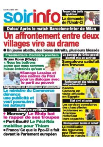 Les titres du lundi 5 mai 2025
